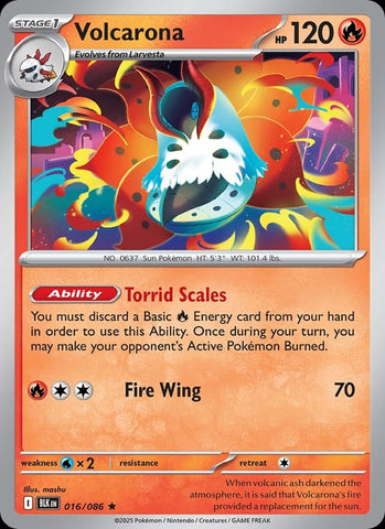 Volcarona (Master Ball Pattern) - 016/086