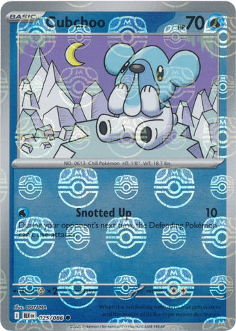 Cubchoo (Master Ball Pattern) - 025/086 - (SV: Black Bolt)