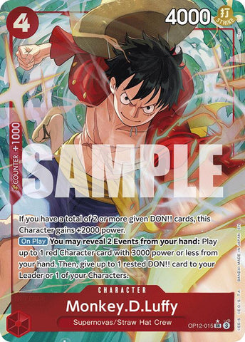 Monkey.D.Luffy (Alternate Art) - OP12-015