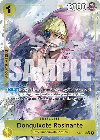 Donquixote Rosinante (108) (Alternate Art) - OP12-108