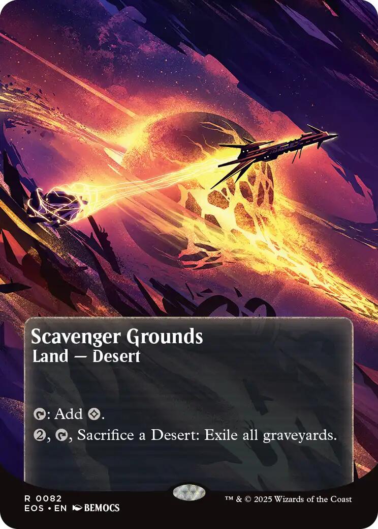 Scavenger Grounds (0082) (Borderless) - 82 - (Edge of Eternities: Stellar Sights)