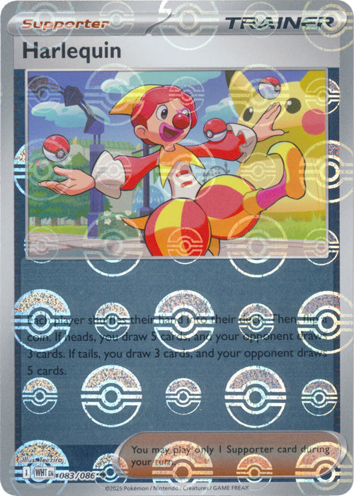 Harlequin (Poke Ball Pattern) - 083/086 - (SV: White Flare)