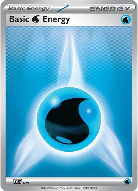 Basic Water Energy - 019 - 019 - (SVE: Scarlet & Violet Energies)