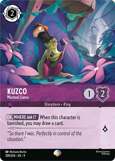Kuzco - Wanted Llama (Epic) - 209/204