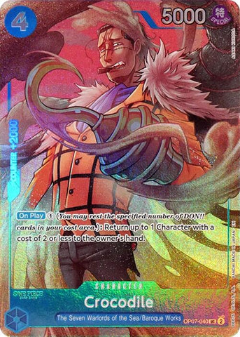 Crocodile (Seven Warlords of the Sea Binder Set) - OP07-040