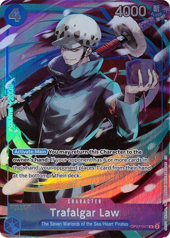 Trafalgar Law (Seven Warlords of the Sea Binder Set) - OP07-047 - (One Piece Promotion Cards)