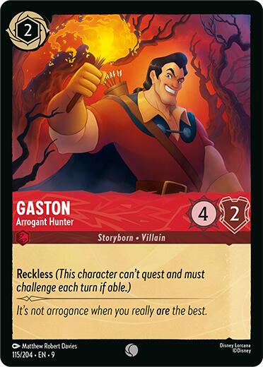 Gaston - Arrogant Hunter - 115/204