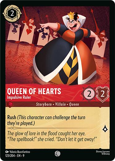 Queen of Hearts - Impulsive Ruler - 123/204