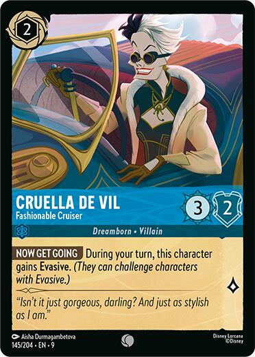 Cruella De Vil - Fashionable Cruiser - 145/204