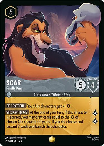 Scar - Finally King - 175/204 - (Fabled)