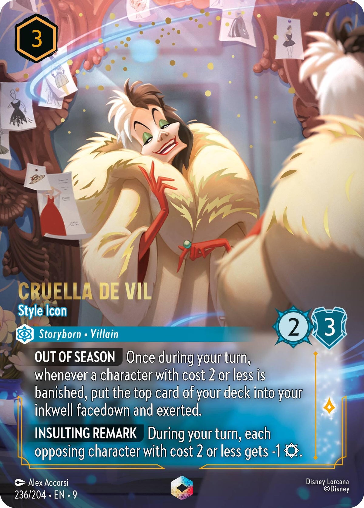 Cruella De Vil - Style Icon (Enchanted) - 236/204