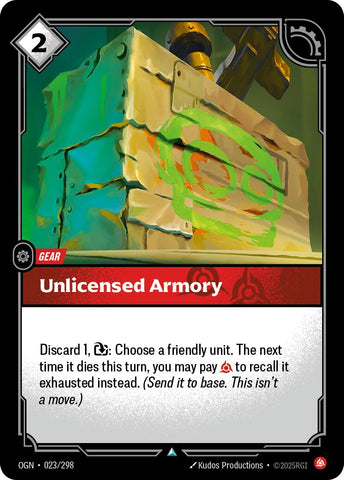 Origins - Unlicensed Armory 023/298