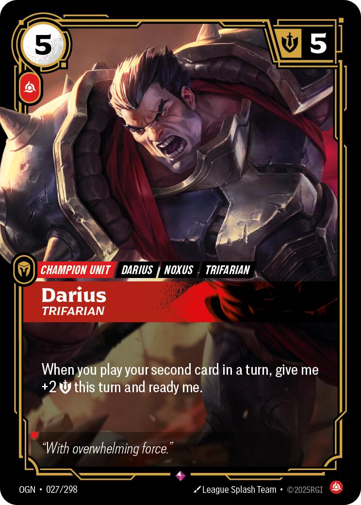 Origins - Darius - Trifarian 027/298