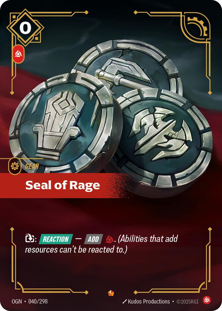 Origins - Seal of Rage 040/298