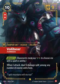 Origins - Volibear, Furious (Alternate Art) 041a/298