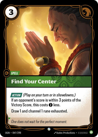 Origins - Find Your Center 047/298