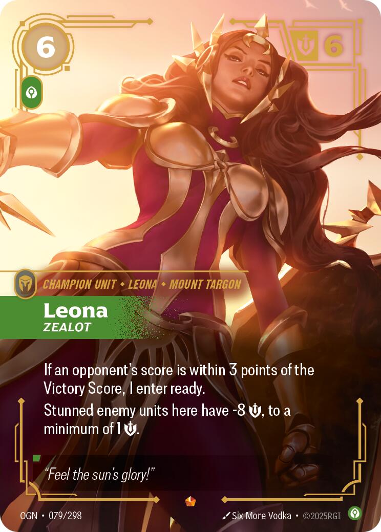 Origins - Leona - Zealot 079/298
