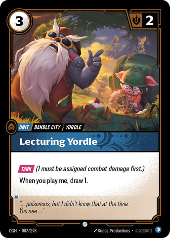 Origins - Lecturing Yordle 087/298
