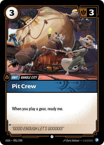 Origins - Pit Crew 091/298