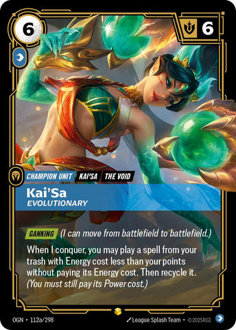 Kai'Sa - Evolutionary (Alternate Art) [OGN - 112a/298]