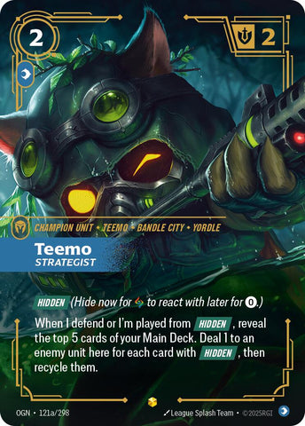 Origins - Teemo, Strategist (Alternate Art) 121a/298