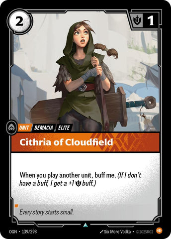 Origins - Cithria of Cloudfield 139/298
