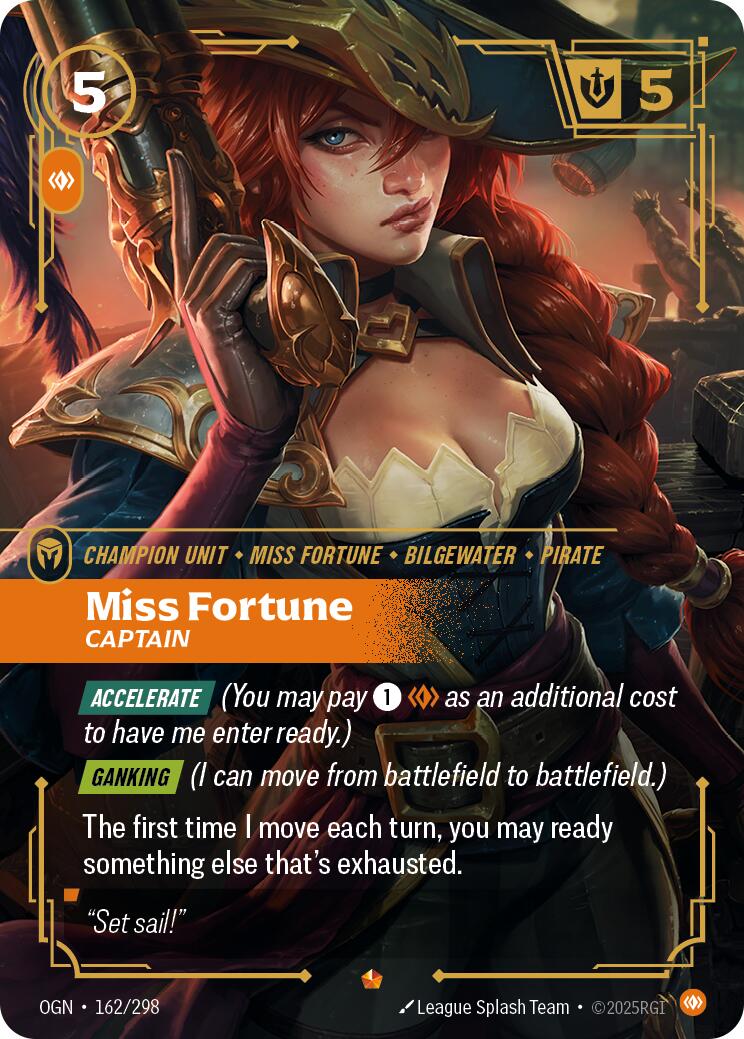Origins - Miss Fortune, Captain 162/298
