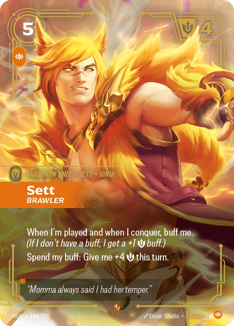 Origins - Sett, Brawler 164/298