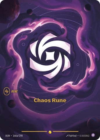 Origins - Chaos Rune (Alternate Art) 166a/298