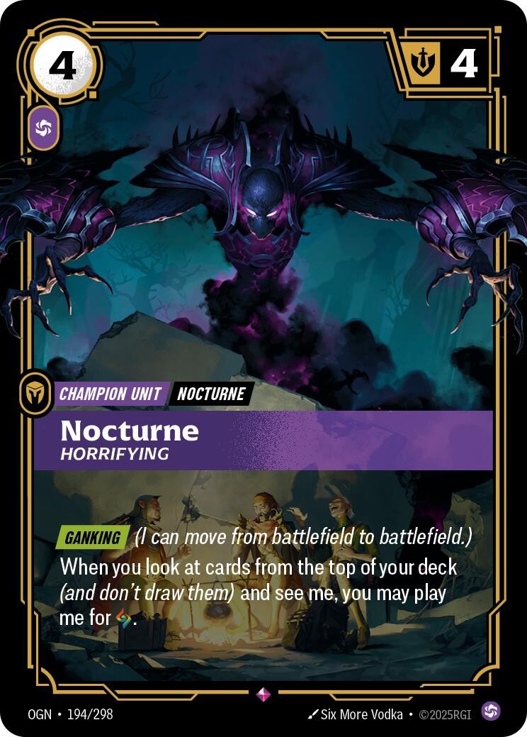 Origins - Nocturne, Horrifying 194/298