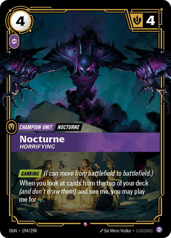 Origins - Nocturne, Horrifying 194/298