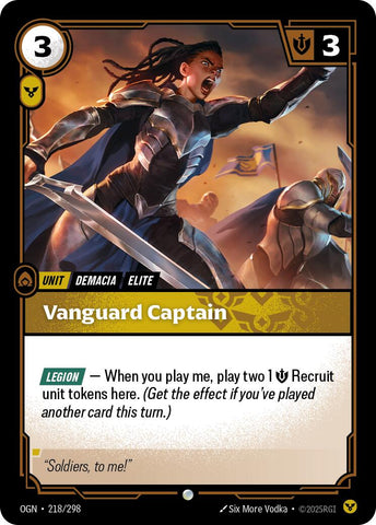 Origins - Vanguard Captain 218/298