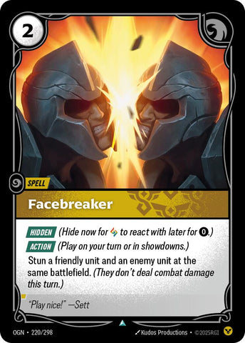 Origins - Facebreaker 220/298