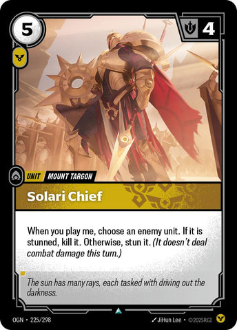 Origins - Solari Chief 225/298