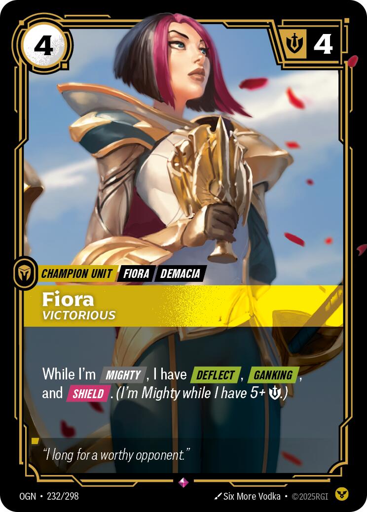 Origins - Fiora - Victorious 232/298