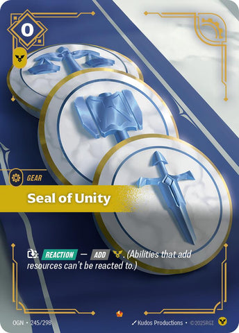 Origins - Seal of Unity 245/298