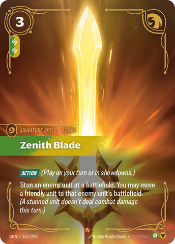 Origins - Zenith Blade 262/298