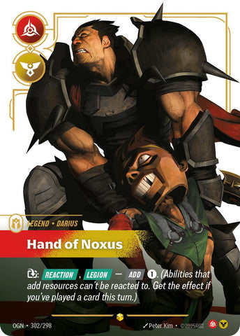 Origins - Darius, Hand of Noxus (Overnumbered) 302/298