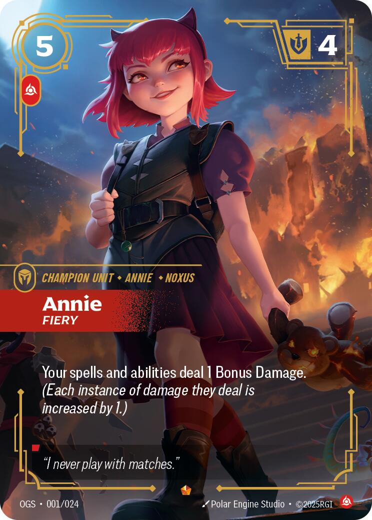 Origins: Proving Grounds - Annie - Fiery 001/024