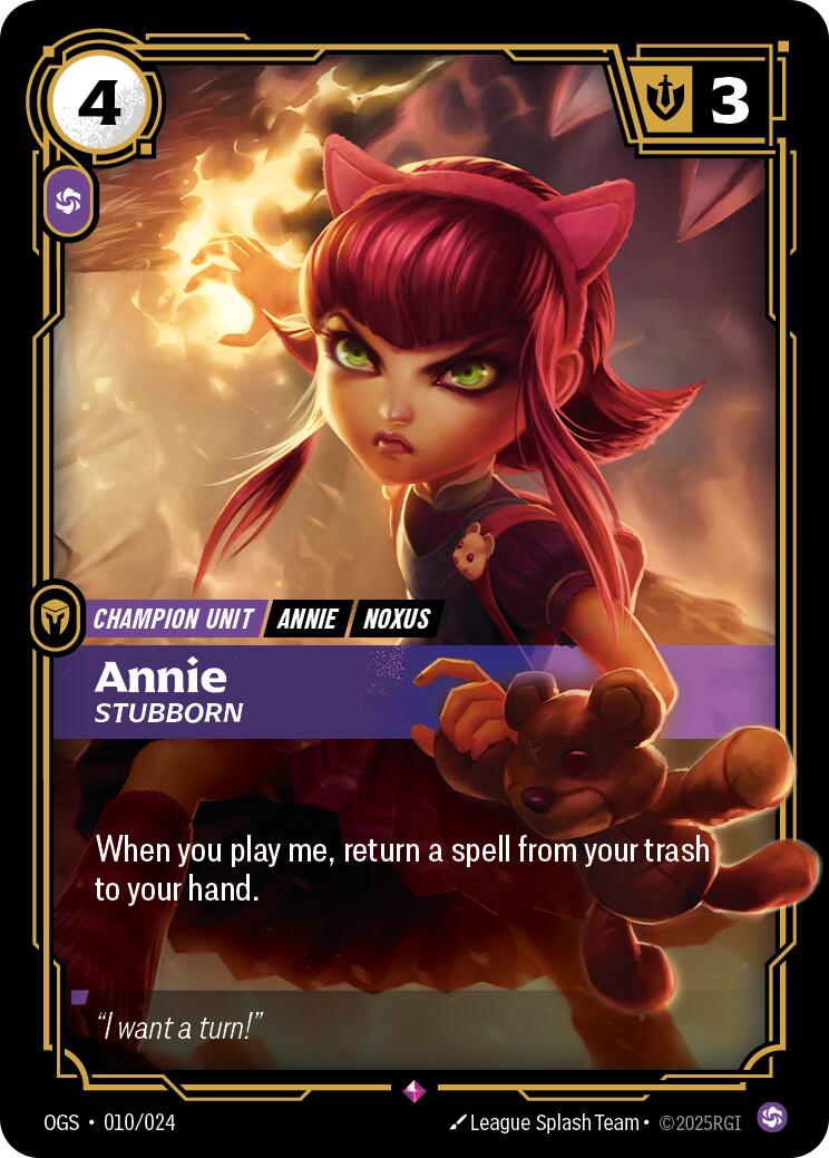 Origins: Proving Grounds - Annie - Stubborn 010/024