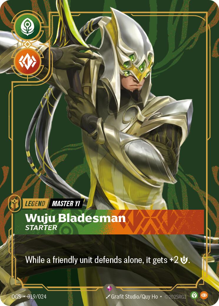 Origins: Proving Grounds - Master Yi, Wuju Bladesman (Starter) 019/024