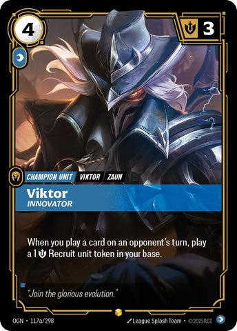 Viktor - Innovator (Alternate Art) [OGN - 117a/298]