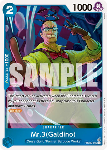 Mr.3(Galdino) - PRB02-009 - PRB02-009 - (Premium Booster -The Best- Vol. 2)