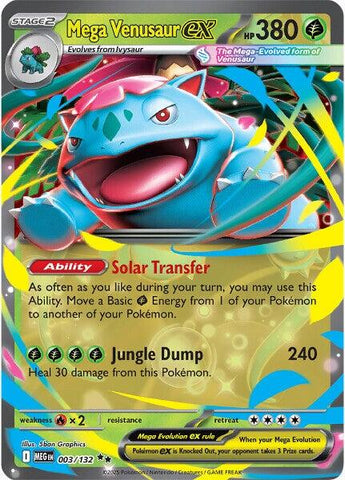 Mega Venusaur ex - 003/132 - 003/132 - (ME01: Mega Evolution)
