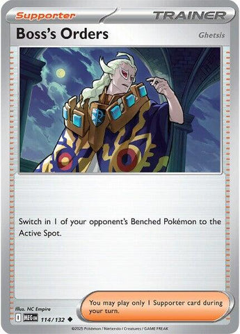 Boss's Orders [Ghetsis] - 114/132 - (ME01: Mega Evolution)