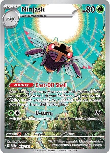 Ninjask - 137/132 - 137/132 - (ME01: Mega Evolution)