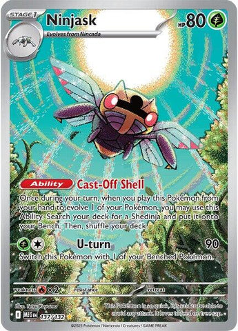 Ninjask - 137/132 - 137/132 - (ME01: Mega Evolution)