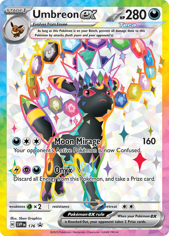 Umbreon ex - 176 - SVP 176 - (SV: Scarlet & Violet Promo Cards)