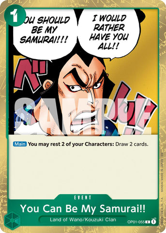 You Can Be My Samurai!! (Pirate Foil) - OP01-055