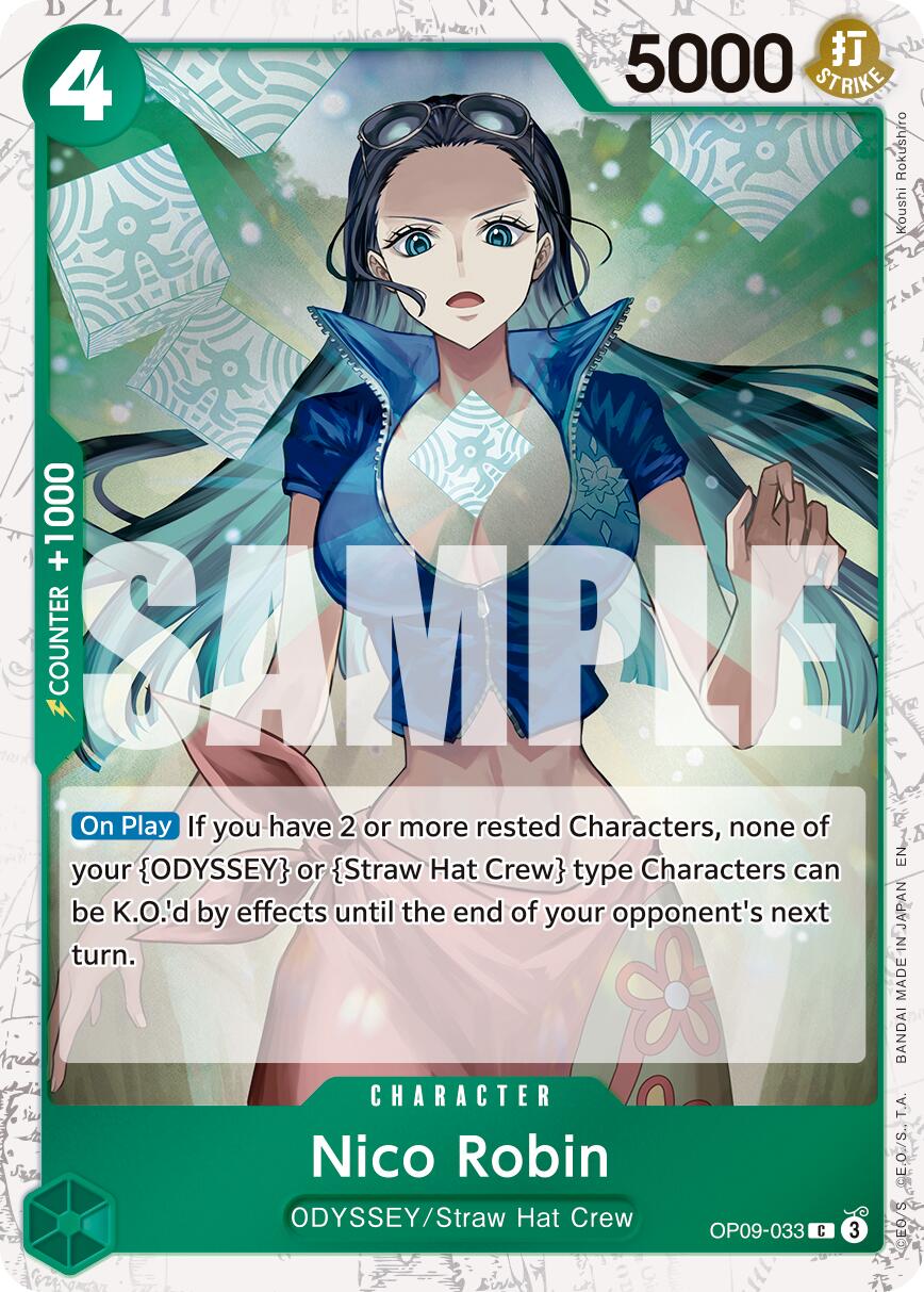 Nico Robin - OP09-033 (Pirate Foil) - OP09-033 - (Premium Booster -The Best- Vol. 2)